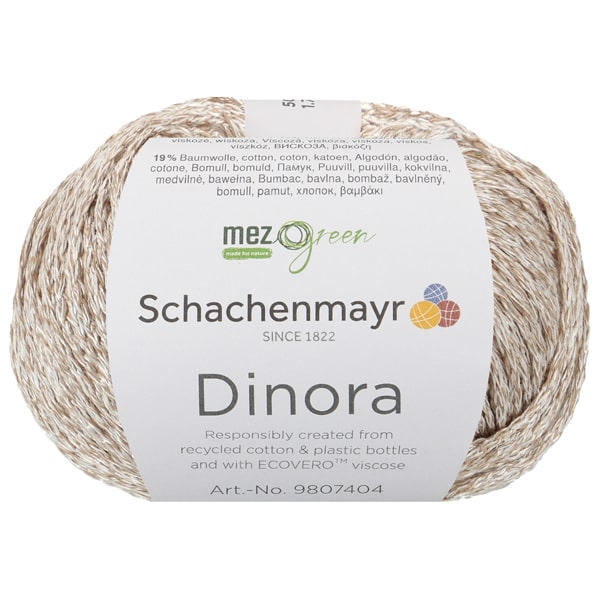 52% algodón, 48% viscosa, vainilla, 12 x 6 x 5 cm Hilo para tejer Schachenmayr 9807370-01021 
