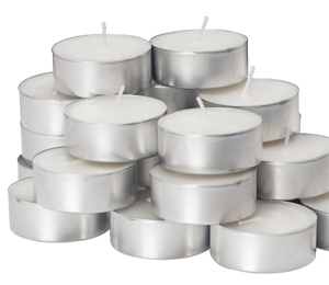 Pack 5 velas 6 cm