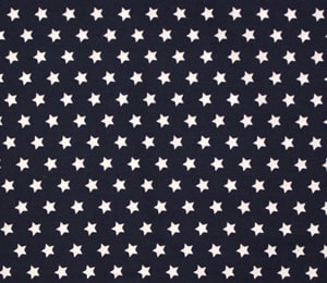 Tela Marino Estrellas Blancas