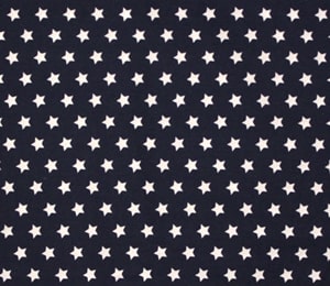 Tela Marino Estrellas Blancas