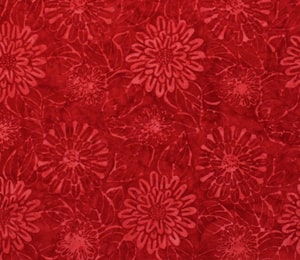 Batik Flores Rojas