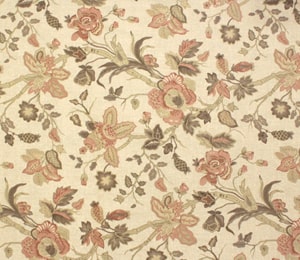 Tela Flores Pastel Beige