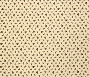 Tela Floral Beige