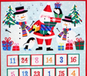 Calendario Adviento Papa Noel