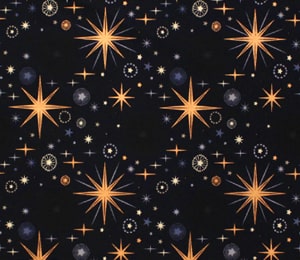 Tela Estrellas Cobre