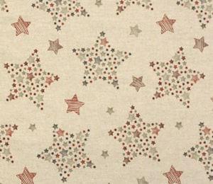 Tela Beige Estrellas