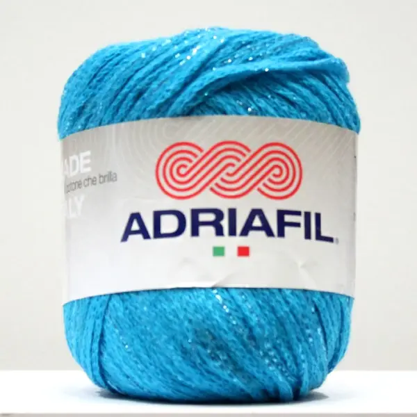 Madeja de hilo Adriafil colección Vegalux color 067 turquesa