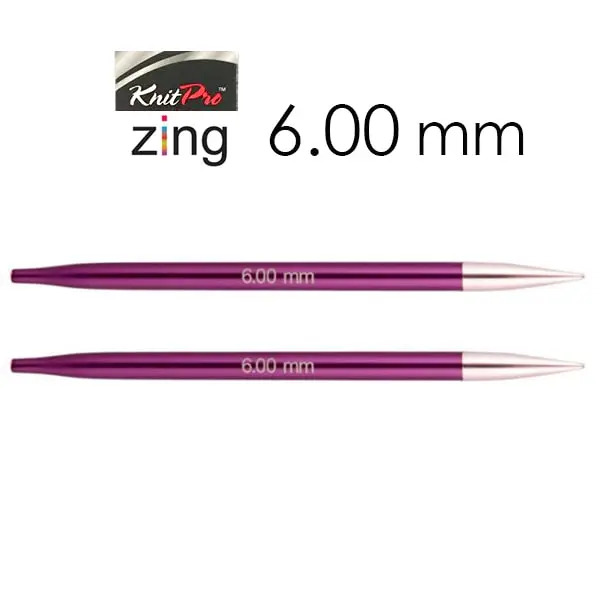 Agujas circulares intercambiables KnitPro de 6 mm