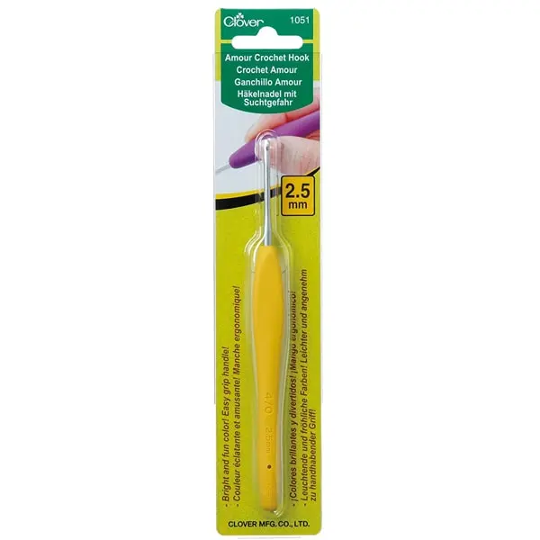 Ganchillo Amour Clover de 2.5 mm para crochet