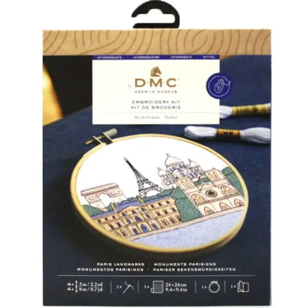 Kit de Bordado: Monumentos Parisinos -Ref TB225 de Kseniia Guseva
