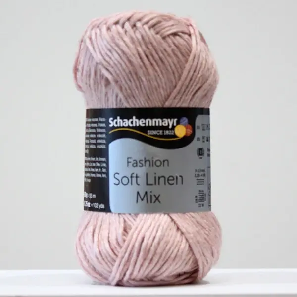Hilo Schachenmayr de la colección Soft Linen Mix, color 0040-rosa