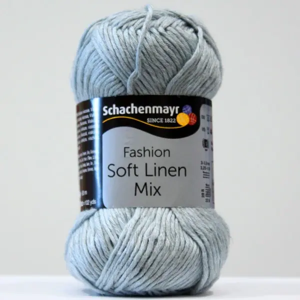 Hilo Schachenmayr de la colección Soft Linen Mix, color 0053-azul claro
