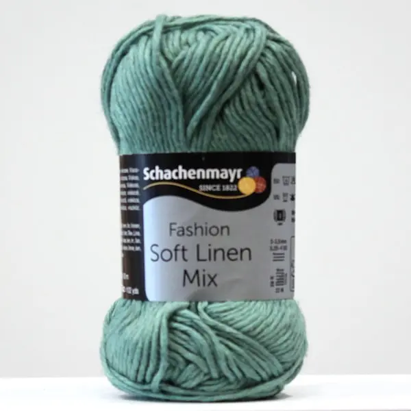 Hilo Schachenmayr de la colección Soft Linen Mix, color 0071-verde
