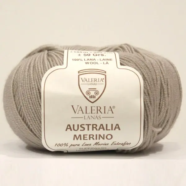 Lana merino de Valeria, colección Australia Merino, color 185-beige