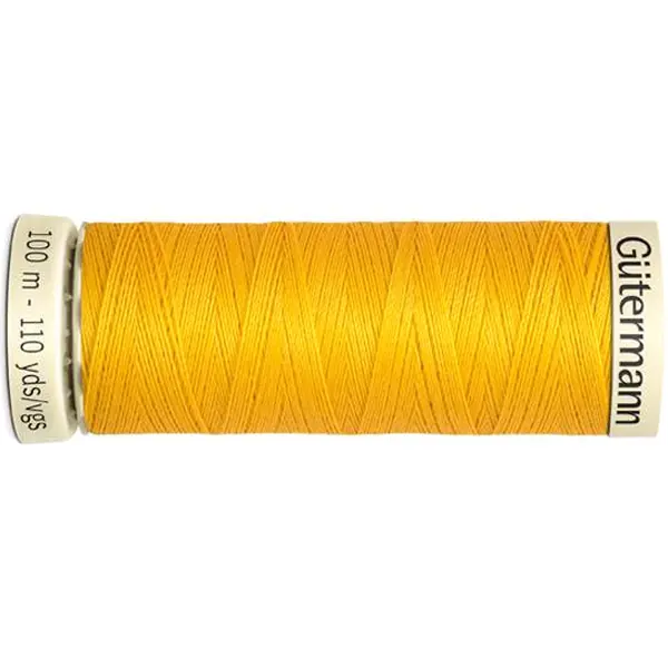 Bobina de 100 m de hilo coselotodo amarillo (ref 106) de Gütermann