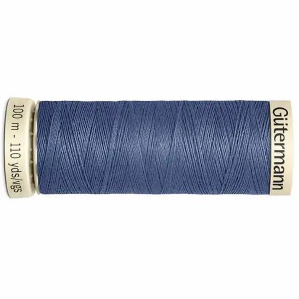 Bobina de 100 m de hilo coselotodo azul (ref 112) de Gütermann