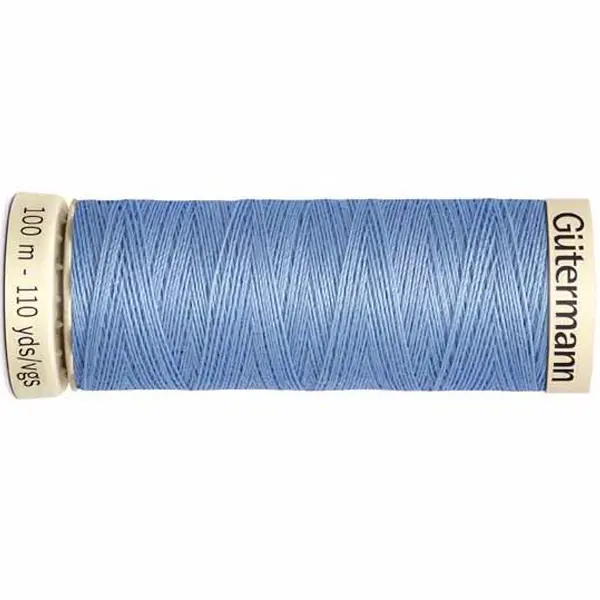 Bobina de 100 m de hilo coselotodo azul (ref 143) de Gütermann