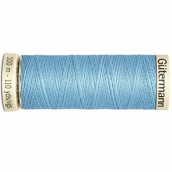 Bobina de 100 m de hilo coselotodo azul (ref 196) de Gütermann