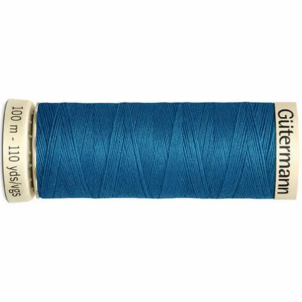 Bobina de 100 m de hilo coselotodo azul (ref 25) de Gütermann