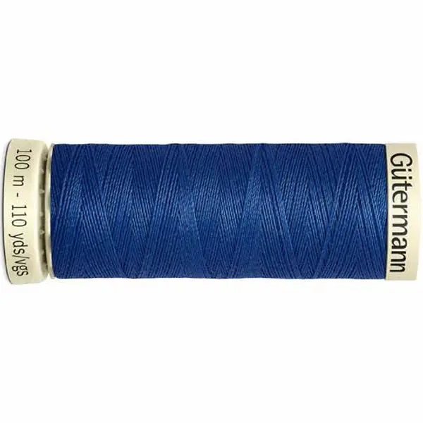 Bobina de 100 m de hilo coselotodo azul (ref 312) de Gütermann