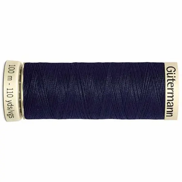 Bobina de 100 m de hilo coselotodo azul (ref 339) de Gütermann