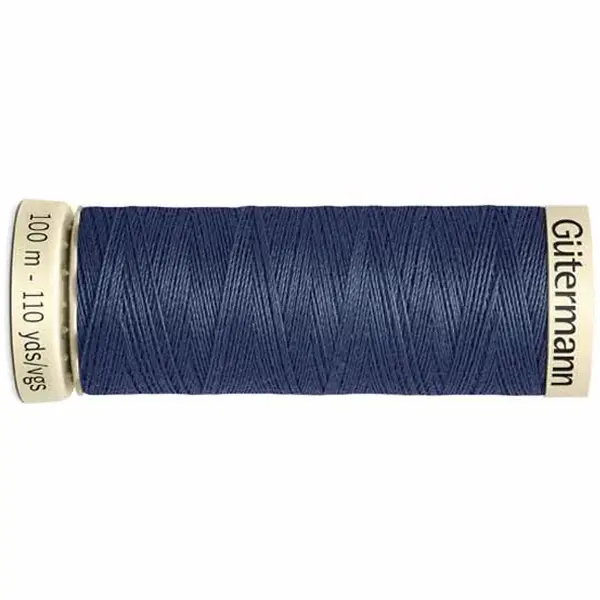 Bobina de 100 m de hilo coselotodo azul (ref 593) de Gütermann