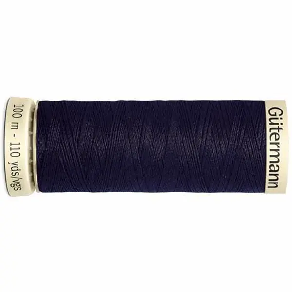 Bobina de 100 m de hilo coselotodo azul (ref 665) de Gütermann
