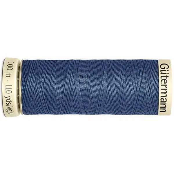 Bobina de 100 m de hilo coselotodo azul (ref 68) de Gütermann