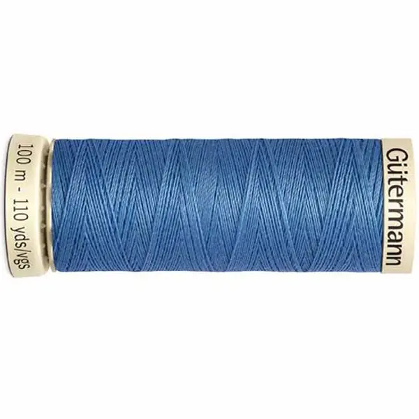 Bobina de 100 m de hilo coselotodo azul (ref 965) de Gütermann