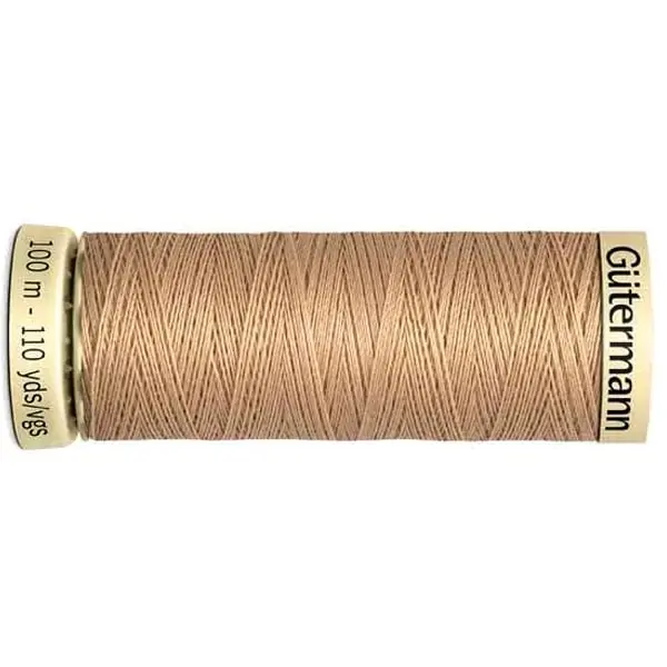 Bobina de 100 m de hilo coselotodo beige  (ref 170) de Gütermann