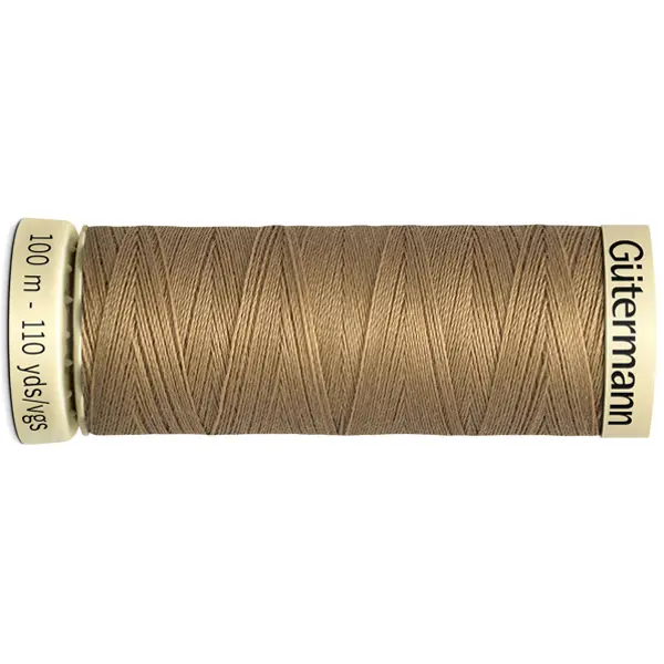 Bobina de 100 m de hilo coselotodo beige  (ref 265) de Gütermann