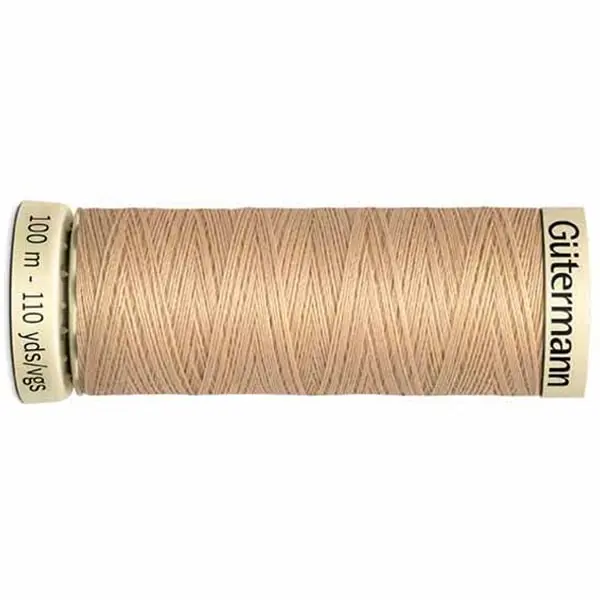 Bobina de 100 m de hilo coselotodo beige  (ref 421) de Gütermann