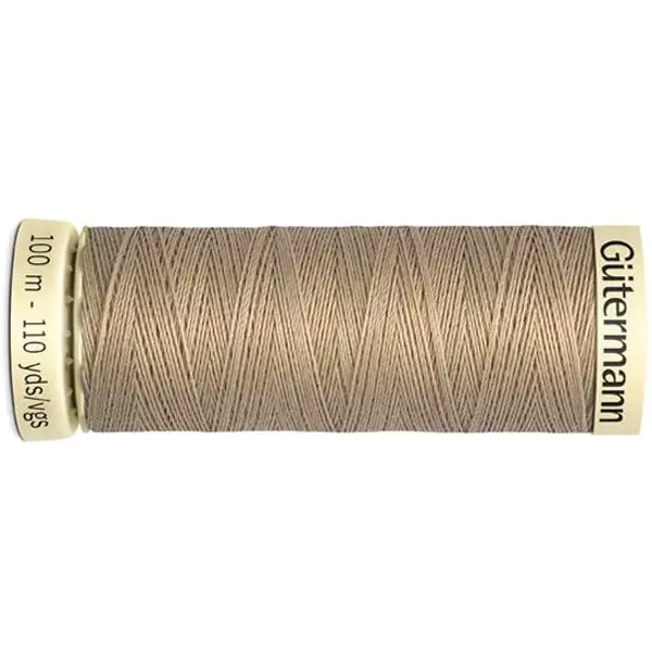 Bobina de 100 m de hilo coselotodo beige  (ref 464) de Gütermann