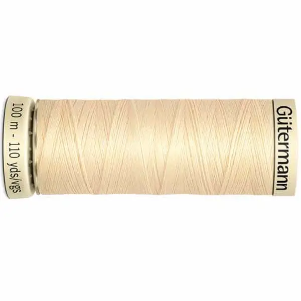 Bobina de 100 m de hilo coselotodo beige (ref 610) de Gütermann