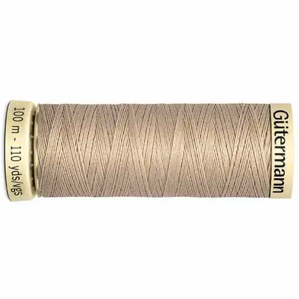 Bobina de 100 m de hilo coselotodo beige  (ref 722) de Gütermann