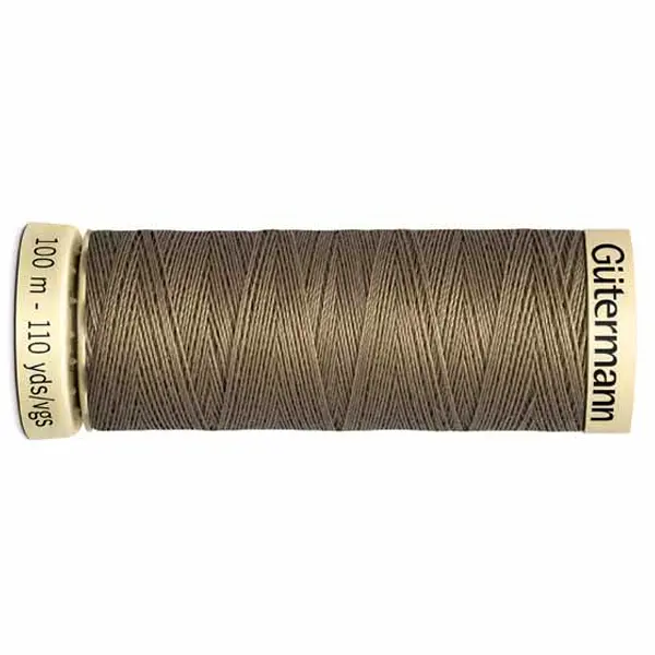Bobina de 100 m de hilo coselotodo beige  (ref 724) de Gütermann