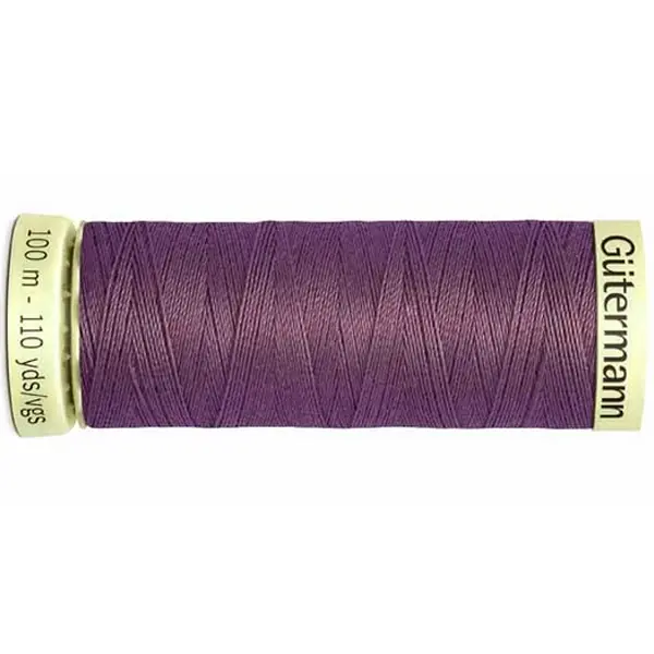 Bobina de 100 m de hilo coselotodo malva (ref 129) de Gütermann