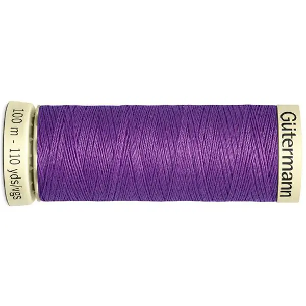 Bobina de 100 m de hilo coselotodo malva (ref 571) de Gütermann