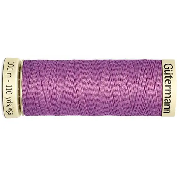 Bobina de 100 m de hilo coselotodo malva (ref 716) de Gütermann