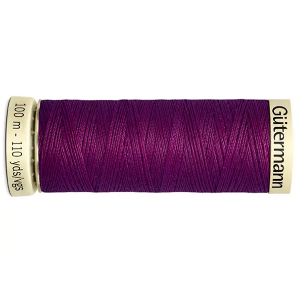 Bobina de 100 m de hilo coselotodo malva (ref 718) de Gütermann