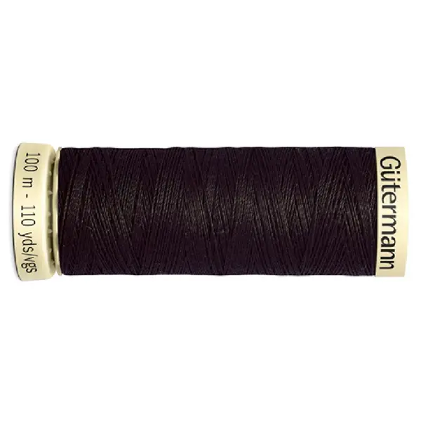 Bobina de 100 m de hilo coselotodo marrón  (ref 682) de Gütermann