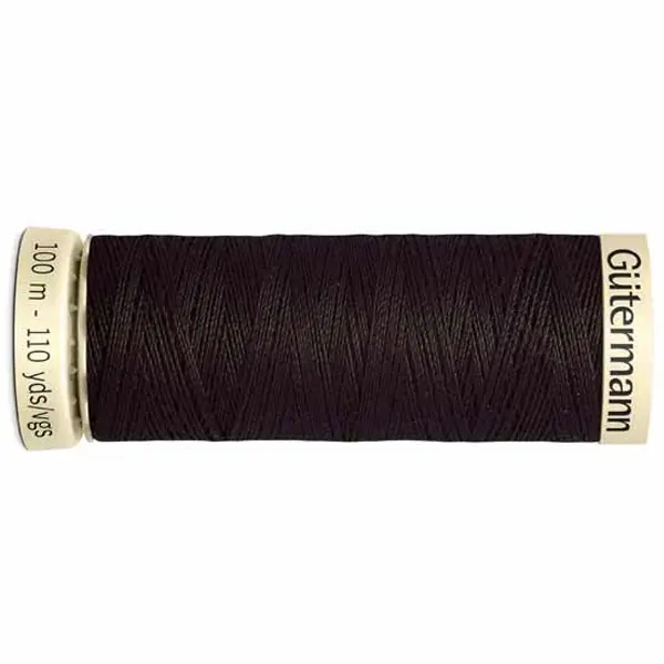 Bobina de 100 m de hilo coselotodo marrón  (ref 697) de Gütermann