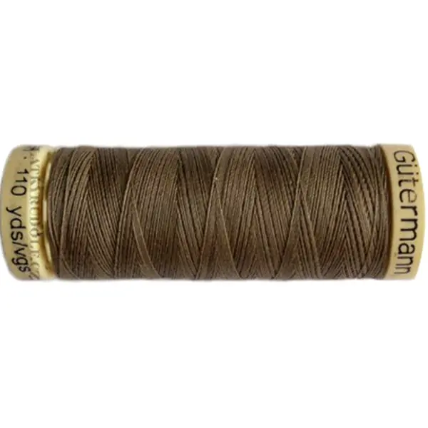 Bobina de 100 m de hilo coselotodo marrón  (ref 724) de Gütermann
