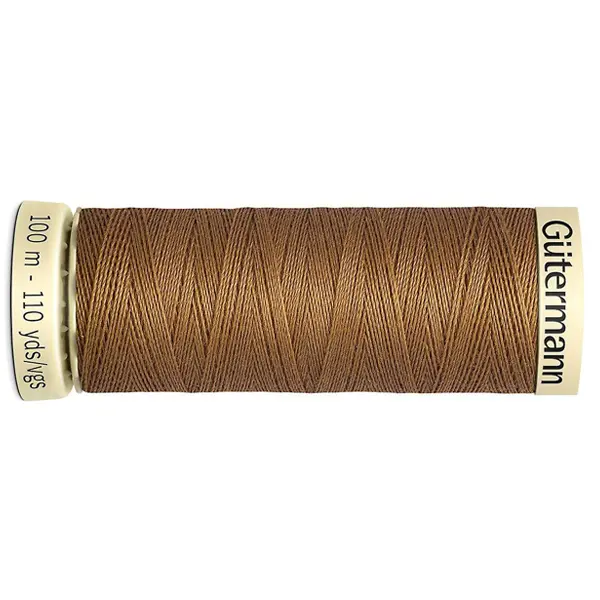 Bobina de 100 m de hilo coselotodo marrón  (ref 887) de Gütermann