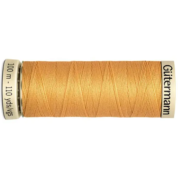 Bobina de 100 m de hilo coselotodo mostaza (ref 415) de Gütermann