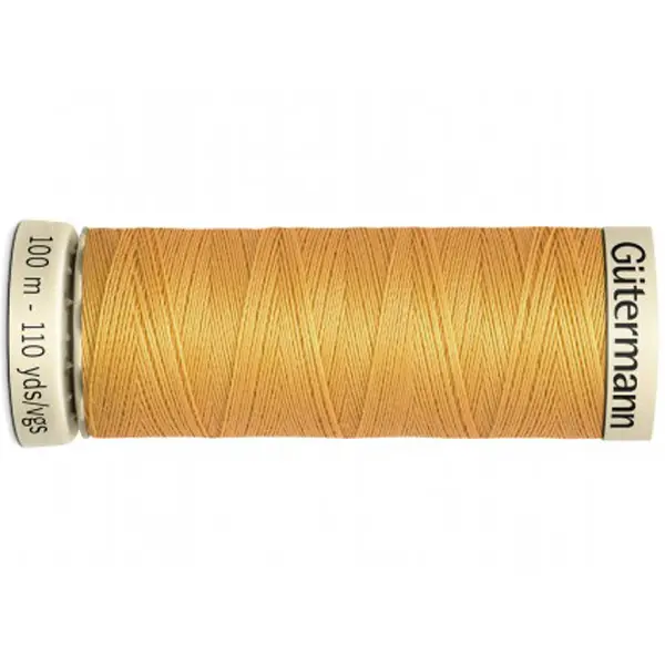 Bobina de 100 m de hilo coselotodo mostaza (ref 416) de Gütermann