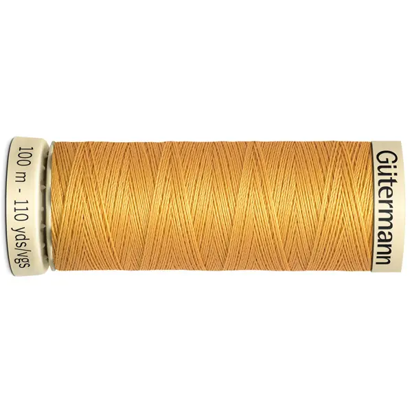 Bobina de 100 m de hilo coselotodo mostaza (ref 488) de Gütermann