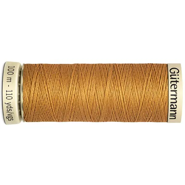 Bobina de 100 m de hilo coselotodo mostaza (ref 968) de Gütermann
