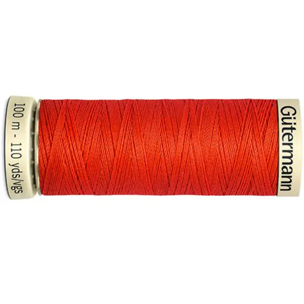 Bobina de 100 m de hilo coselotodo naranja (ref 155) de Gütermann