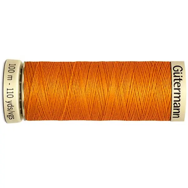 Bobina de 100 m de hilo coselotodo naranja (ref 362) de Gütermann